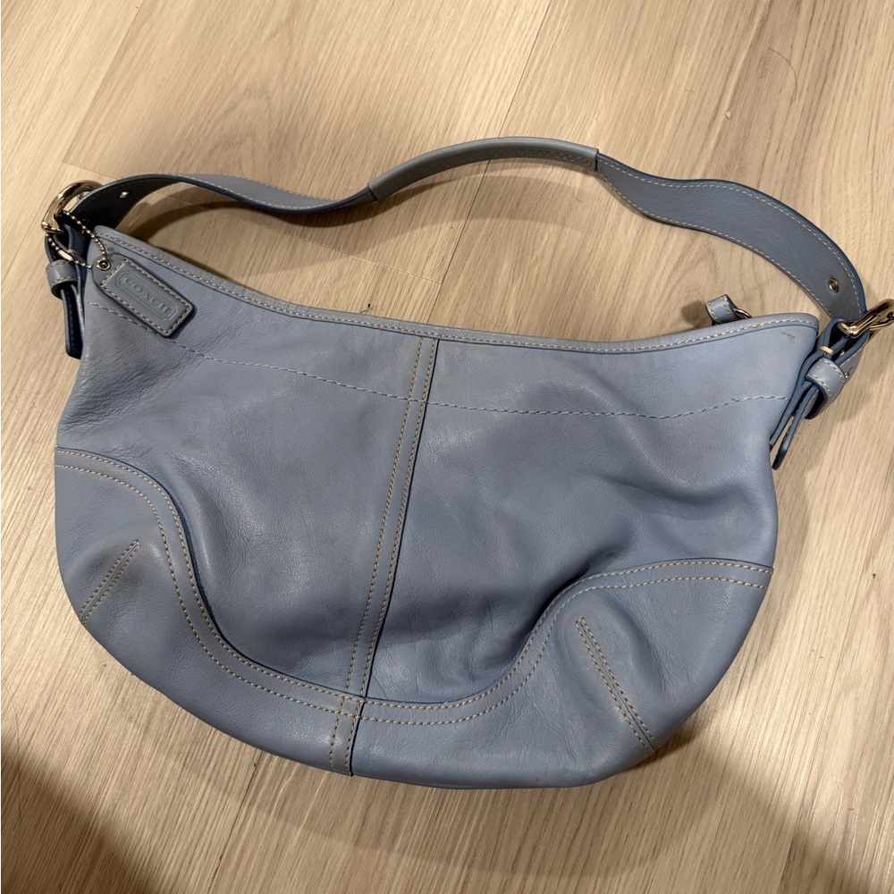Coach y2k Periwinkle Blue Soho Hobo Shoulder Bag
